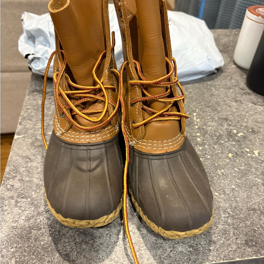 L.L. Bean ‘Bean Boots’ Brown and Tan Winter Boots